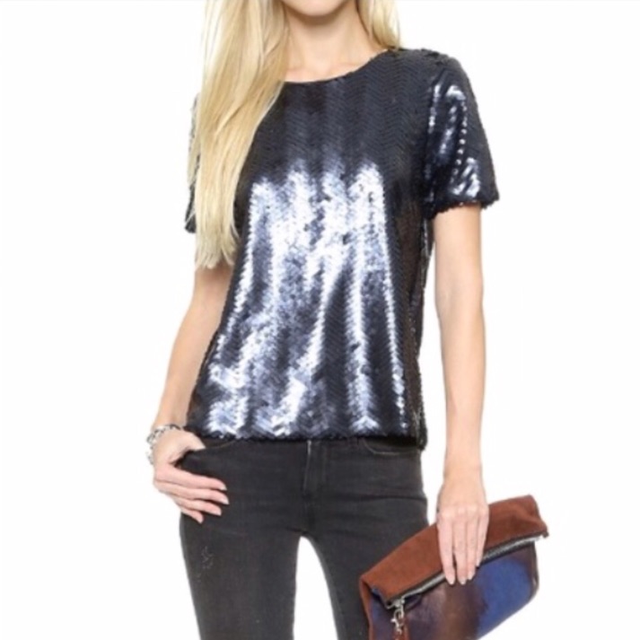 Joa Sequin Top